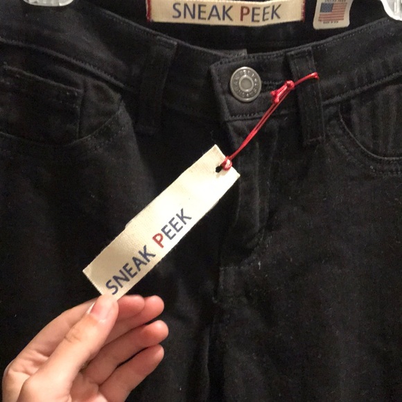 Black flare bottom jeans - Picture 5 of 5